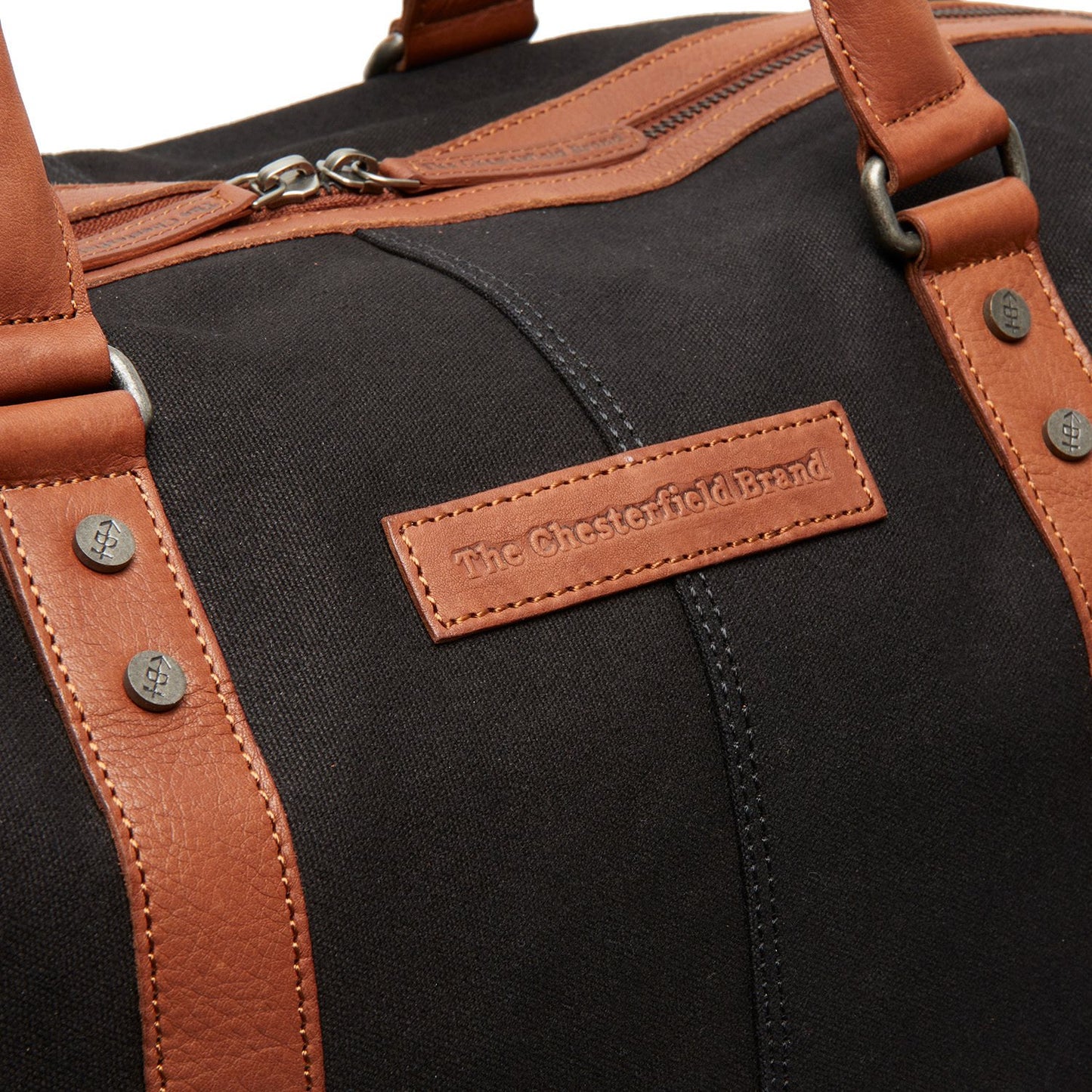 The Chesterfield Brand Miara Washed Canvas Travelbag black
