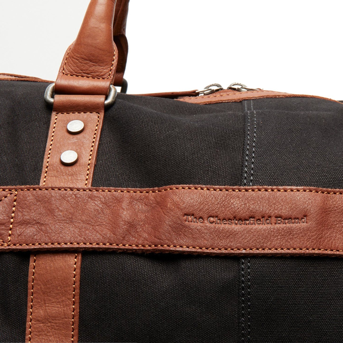The Chesterfield Brand Miara Washed Canvas Travelbag black