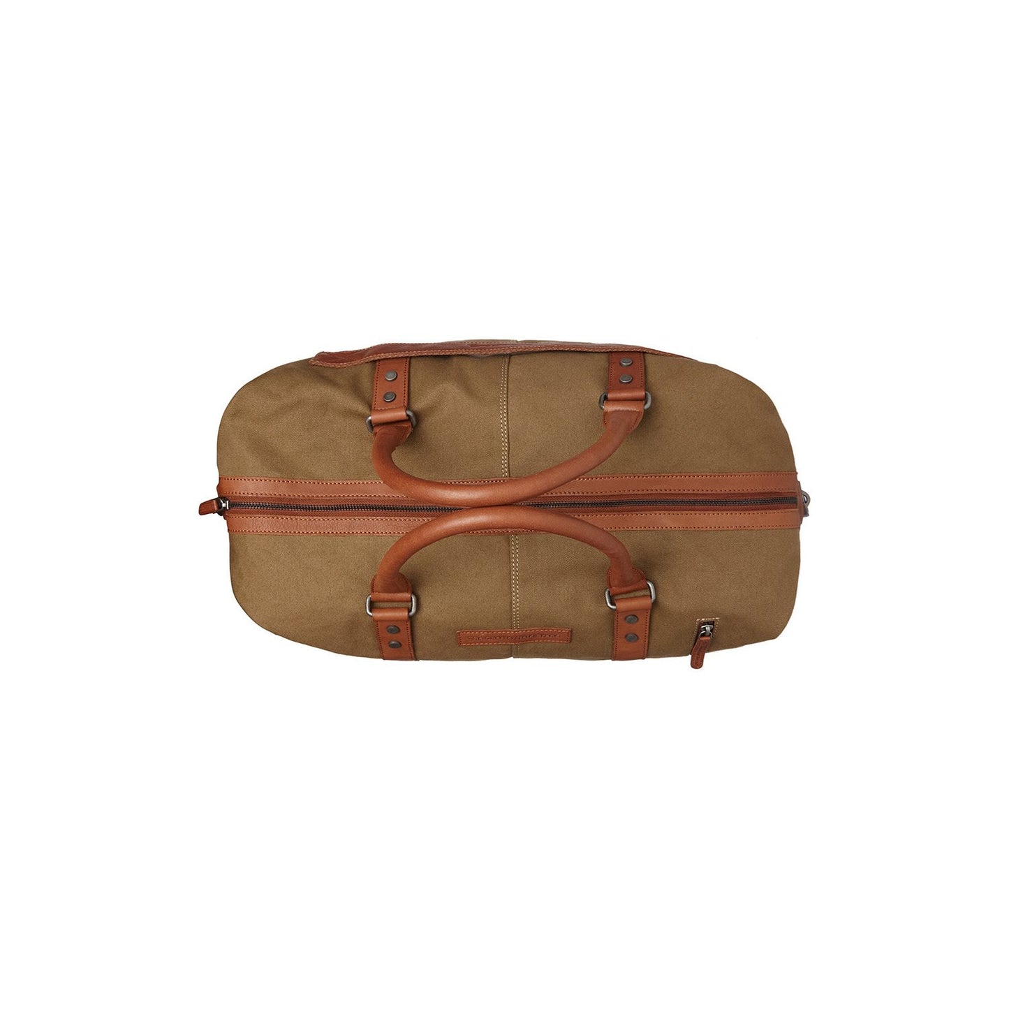 The Chesterfield Brand Miara Washed Canvas Travelbag olive green