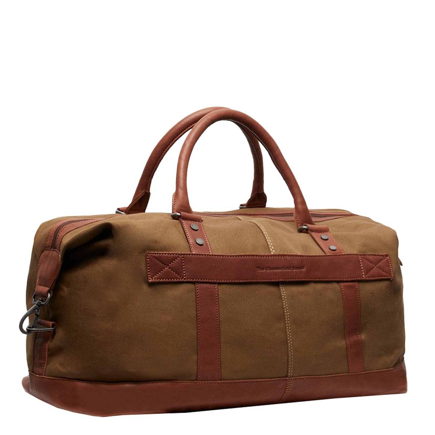 The Chesterfield Brand Miara Washed Canvas Travelbag olive green