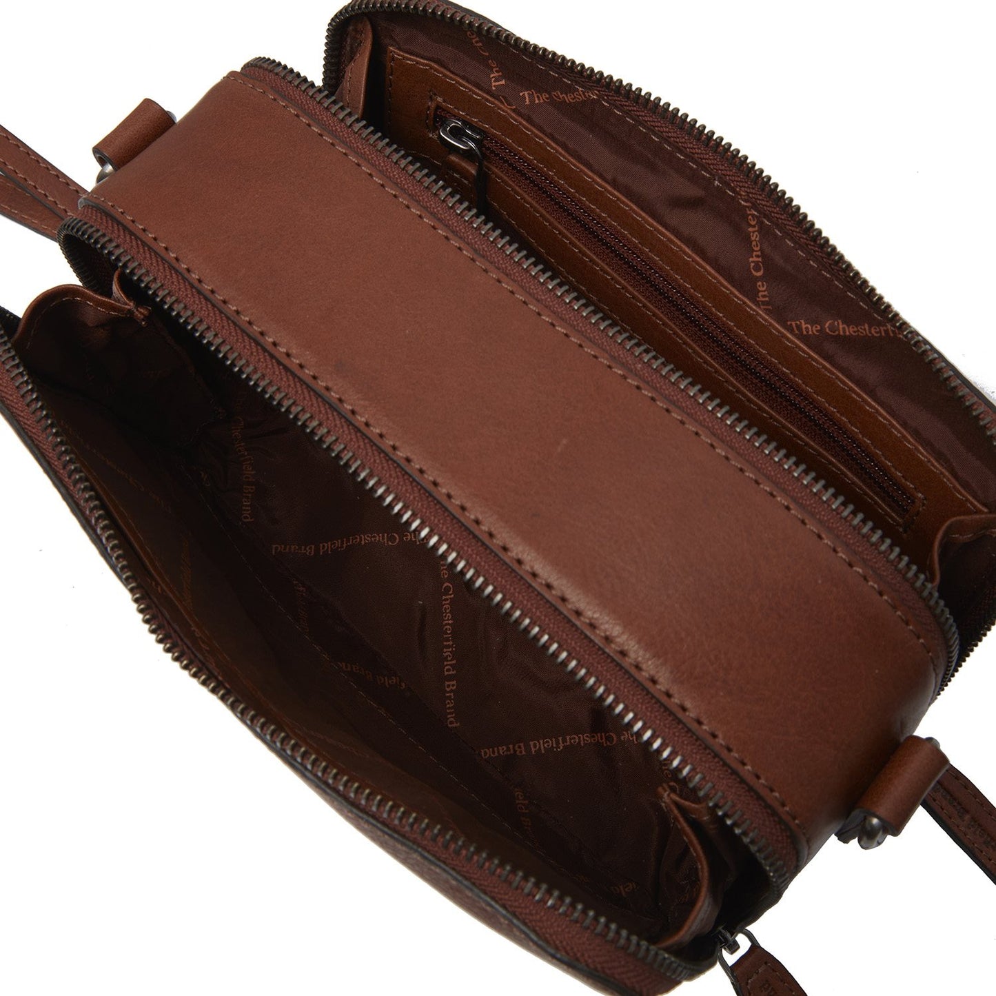 The Chesterfield Brand Bardolino Schoudertas cognac