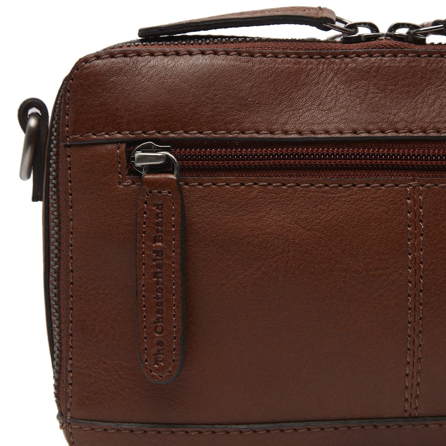 The Chesterfield Brand Bardolino Schoudertas cognac