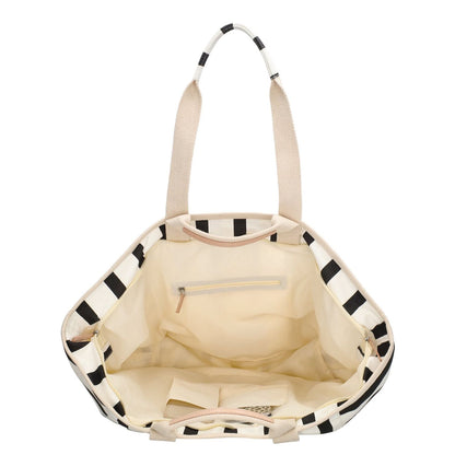 Zebra Trends Richelle Beachbag black white