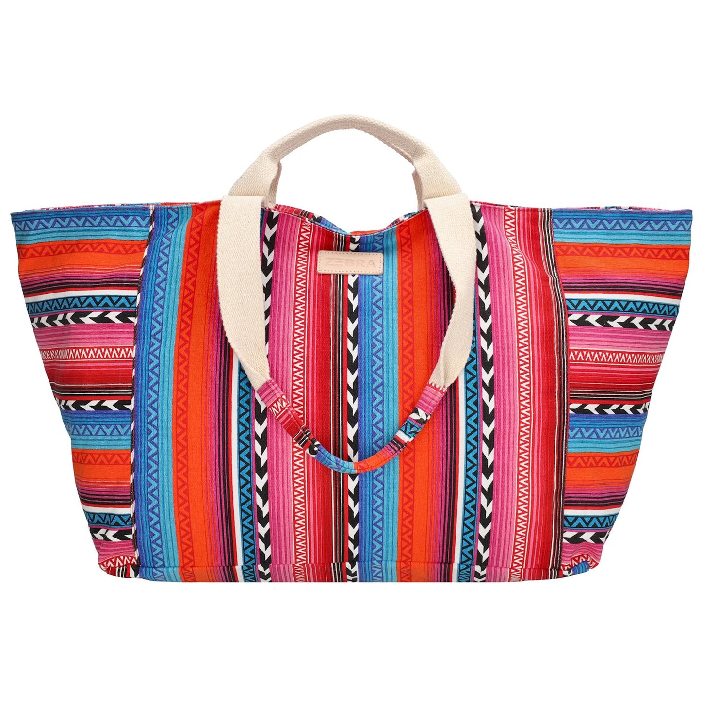 Zebra Trends Richelle Beachbag multi fuchsia