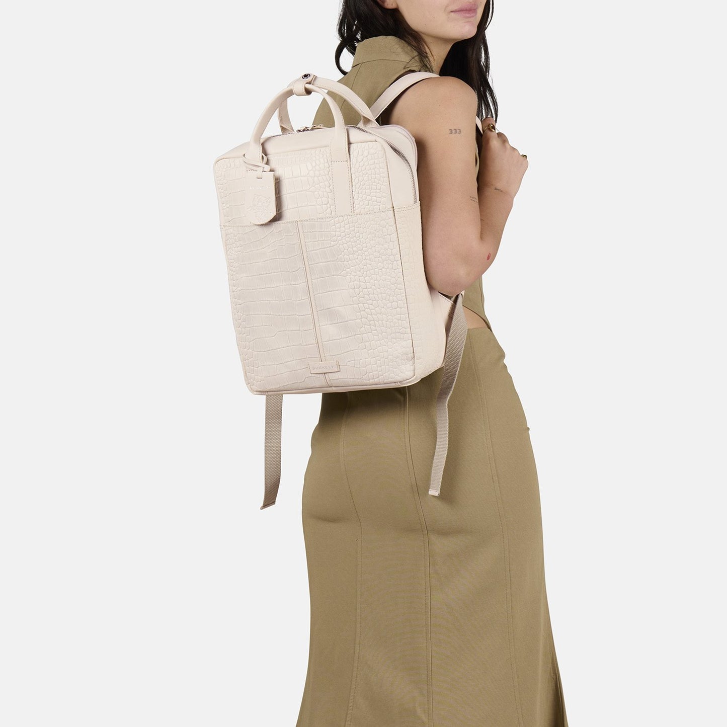 Burkely Cool Colbie Backpack 14" chalk white