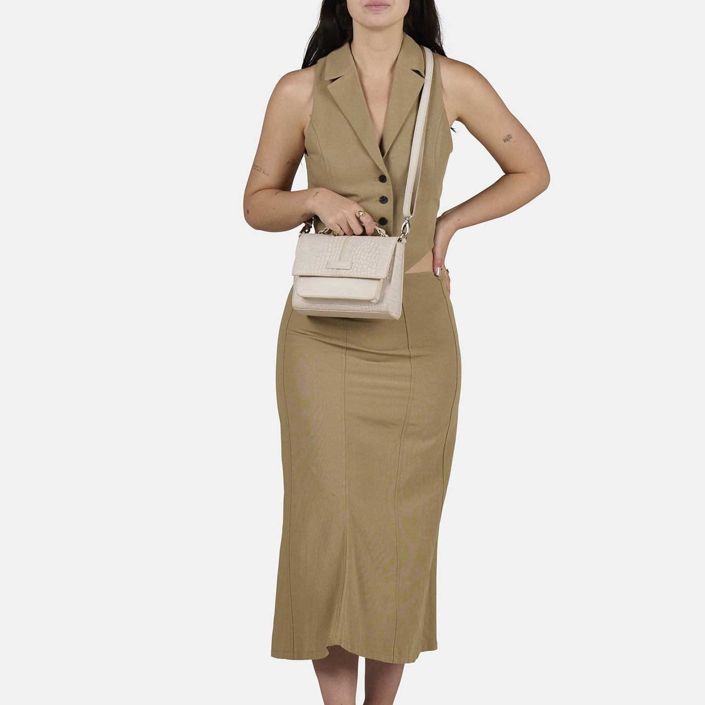 Burkely Cool Colbie Citybag Small chalk white