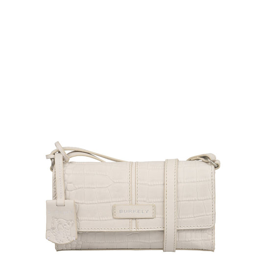 Burkely Cool Colbie Crossbody Flap chalk white