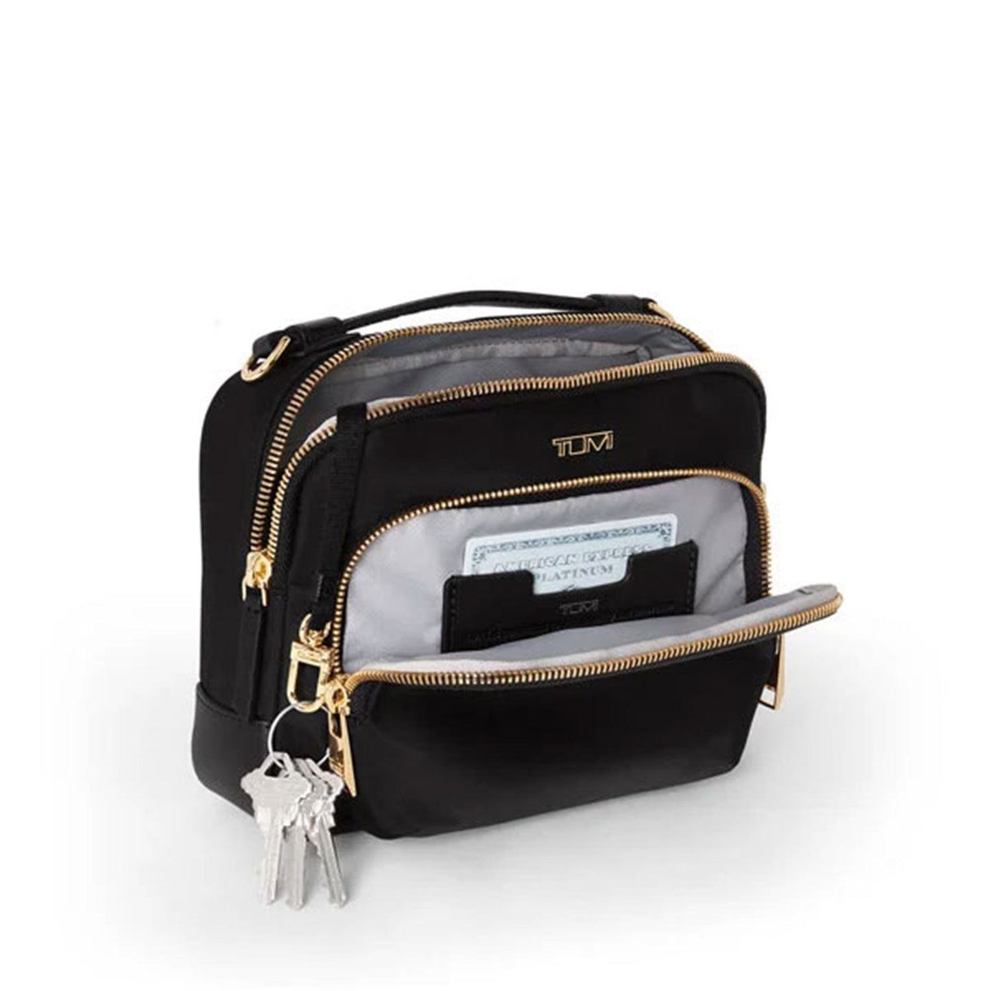 TUMI Voyageur Teghan Crossbody black/gold