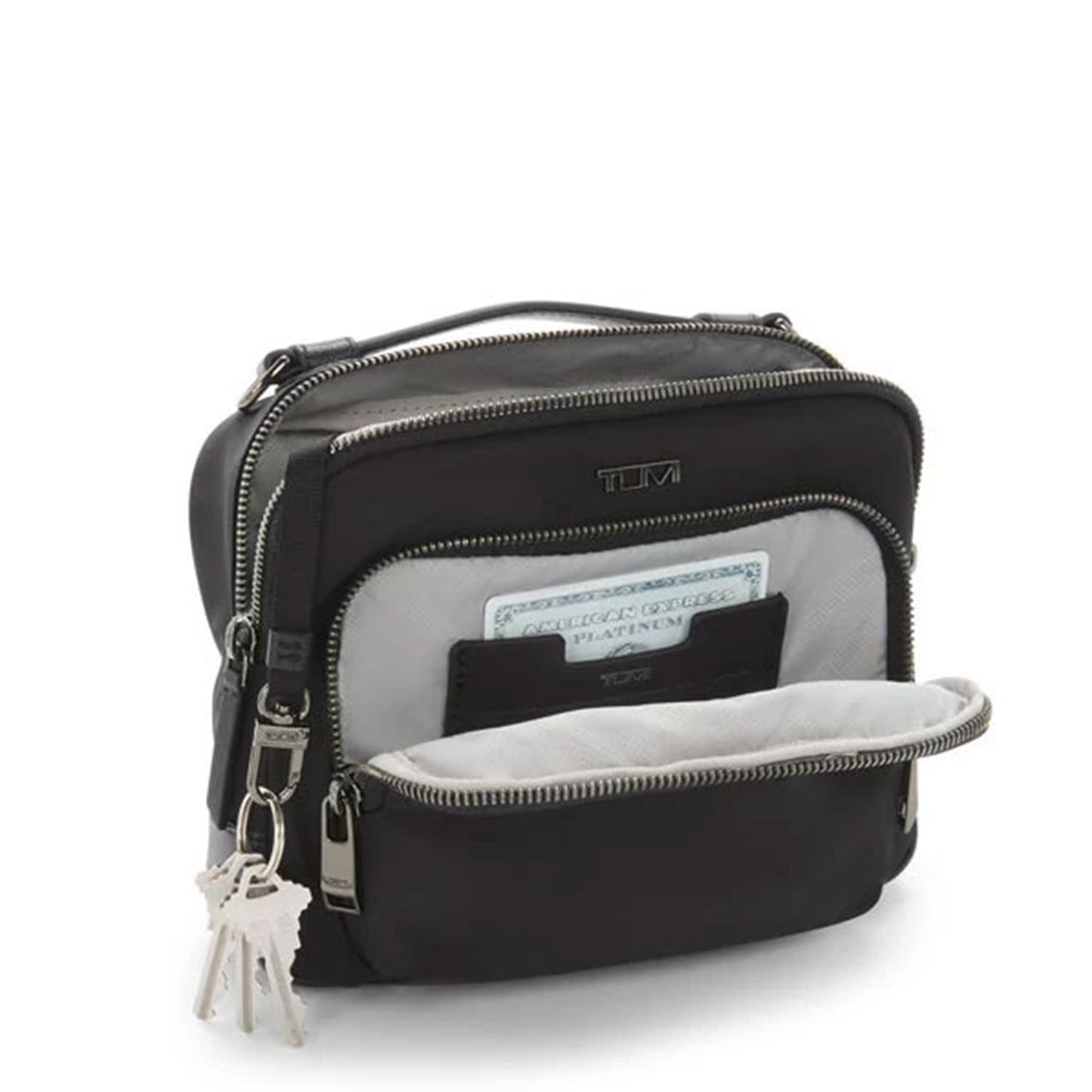 TUMI Voyageur Teghan Crossbody black/gunmetal