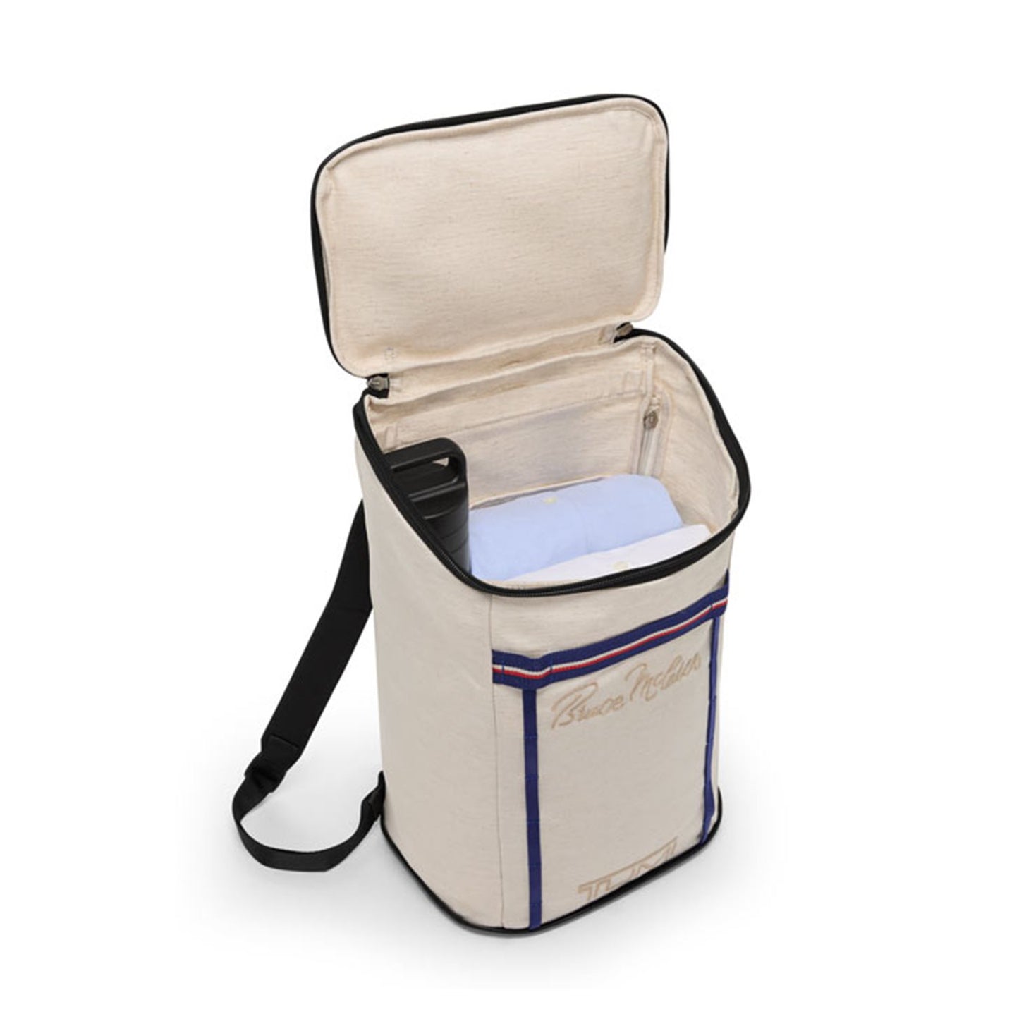 TUMI Mclaren Packable Backpack vintage stripes