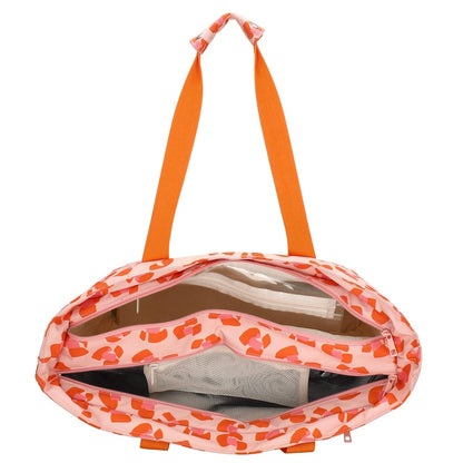 Zebra Trends Sally Beach Cooling Bag pink cheetah