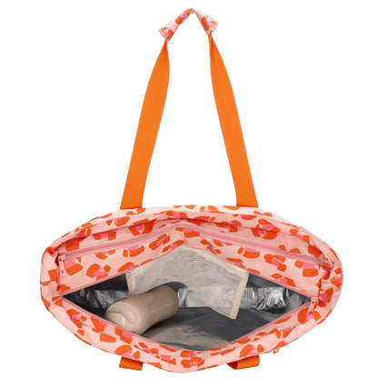Zebra Trends Sally Beach Cooling Bag pink cheetah