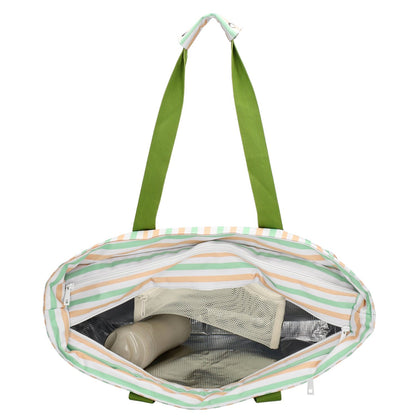 Zebra Trends Sally Beach Cooling Bag retro stripes