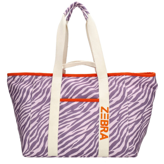 Zebra Trends Elise Beachbag lila zebra
