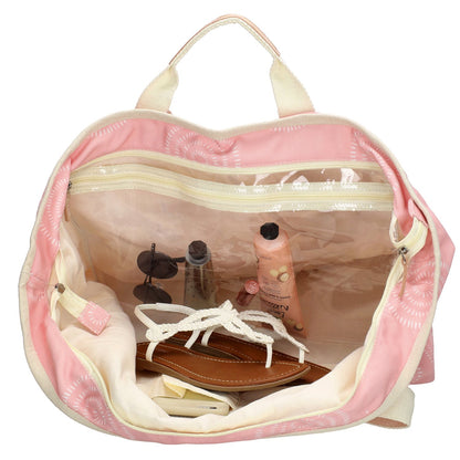 Zebra Trends Elise Beachbag pink boho