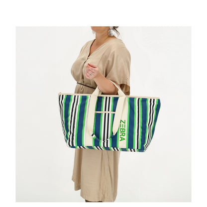 Zebra Trends Elise Beachbag stripes