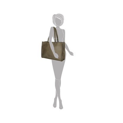 Enrico Benetti Lily Handbag 15" olive
