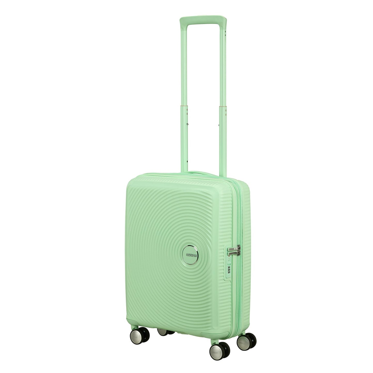 American Tourister Soundbox Spinner 55/20 TSA Expandable pastel green