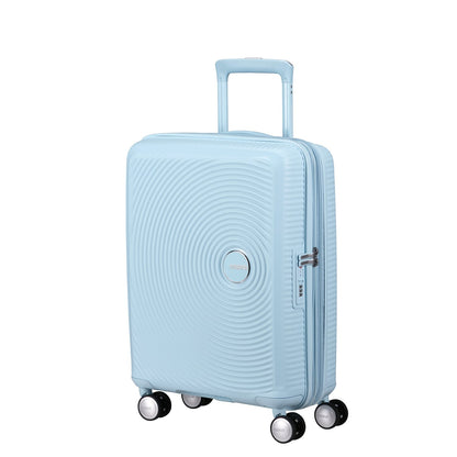 American Tourister Soundbox Spinner 55/20 TSA Expandable pastel blue