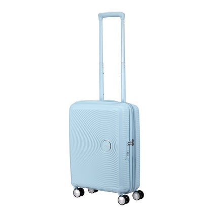 American Tourister Soundbox Spinner 55/20 TSA Expandable pastel blue