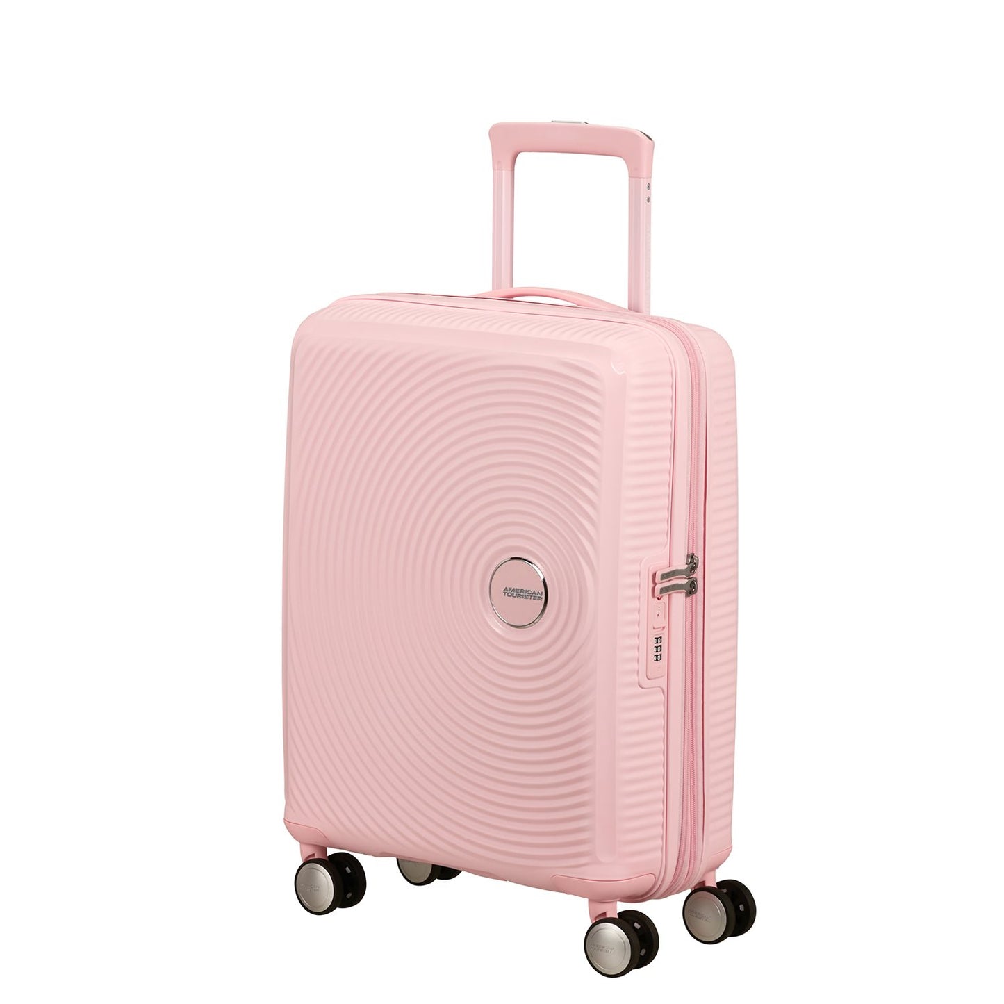 American Tourister Soundbox Spinner 55/20 TSA Expandable pastel pink