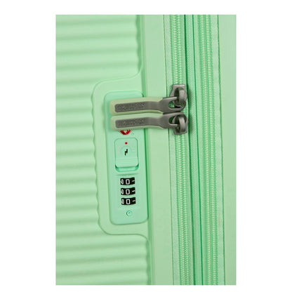 American Tourister Soundbox Spinner 67/24 TSA Expandable pastel green
