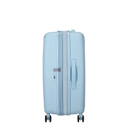 American Tourister Soundbox Spinner 67/24 TSA Expandable pastel blue