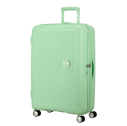 American Tourister Soundbox Spinner 77/28 TSA Expandable pastel green