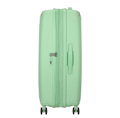 American Tourister Soundbox Spinner 77/28 TSA Expandable pastel green