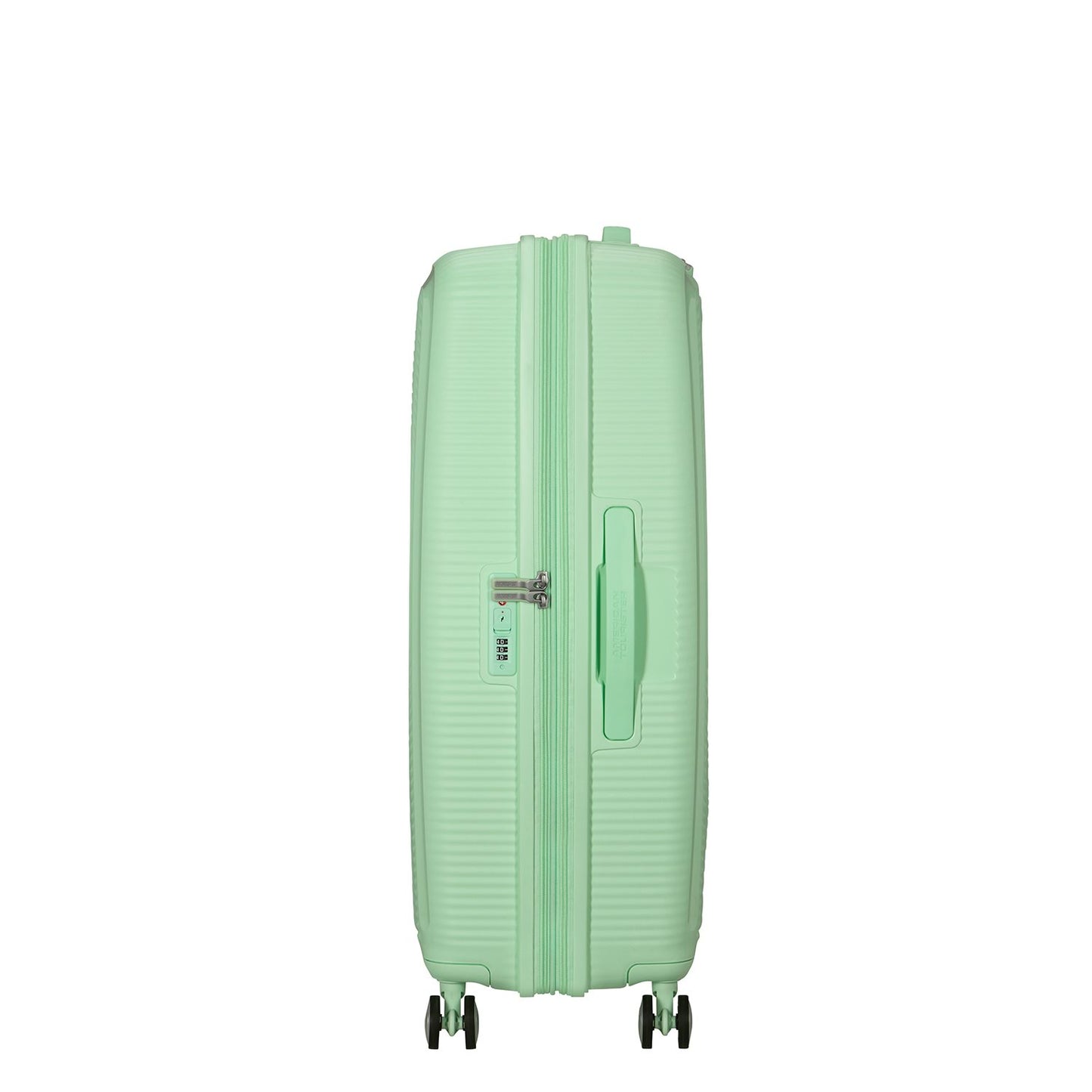 American Tourister Soundbox Spinner 77/28 TSA Expandable pastel green