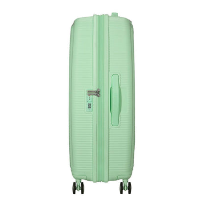 American Tourister Soundbox Spinner 77/28 TSA Expandable pastel green
