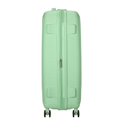American Tourister Soundbox Spinner 77/28 TSA Expandable pastel green