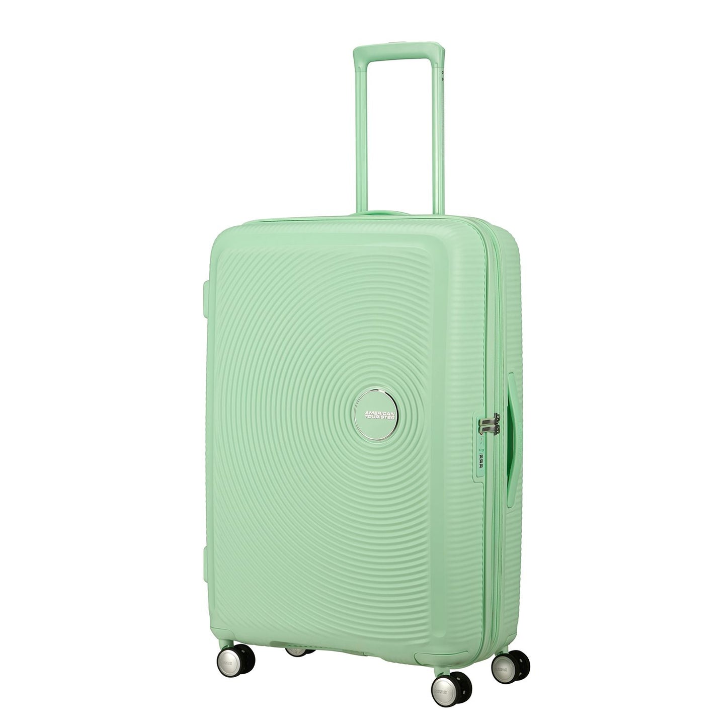 American Tourister Soundbox Spinner 77/28 TSA Expandable pastel green