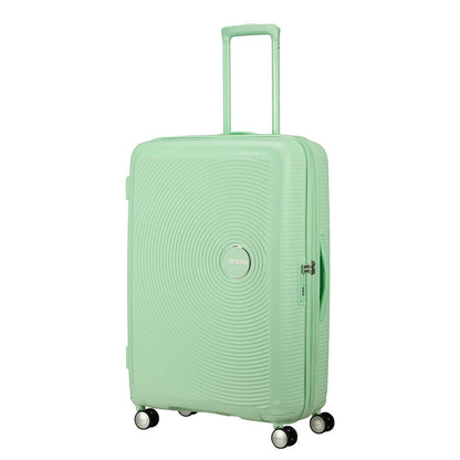 American Tourister Soundbox Spinner 77/28 TSA Expandable pastel green