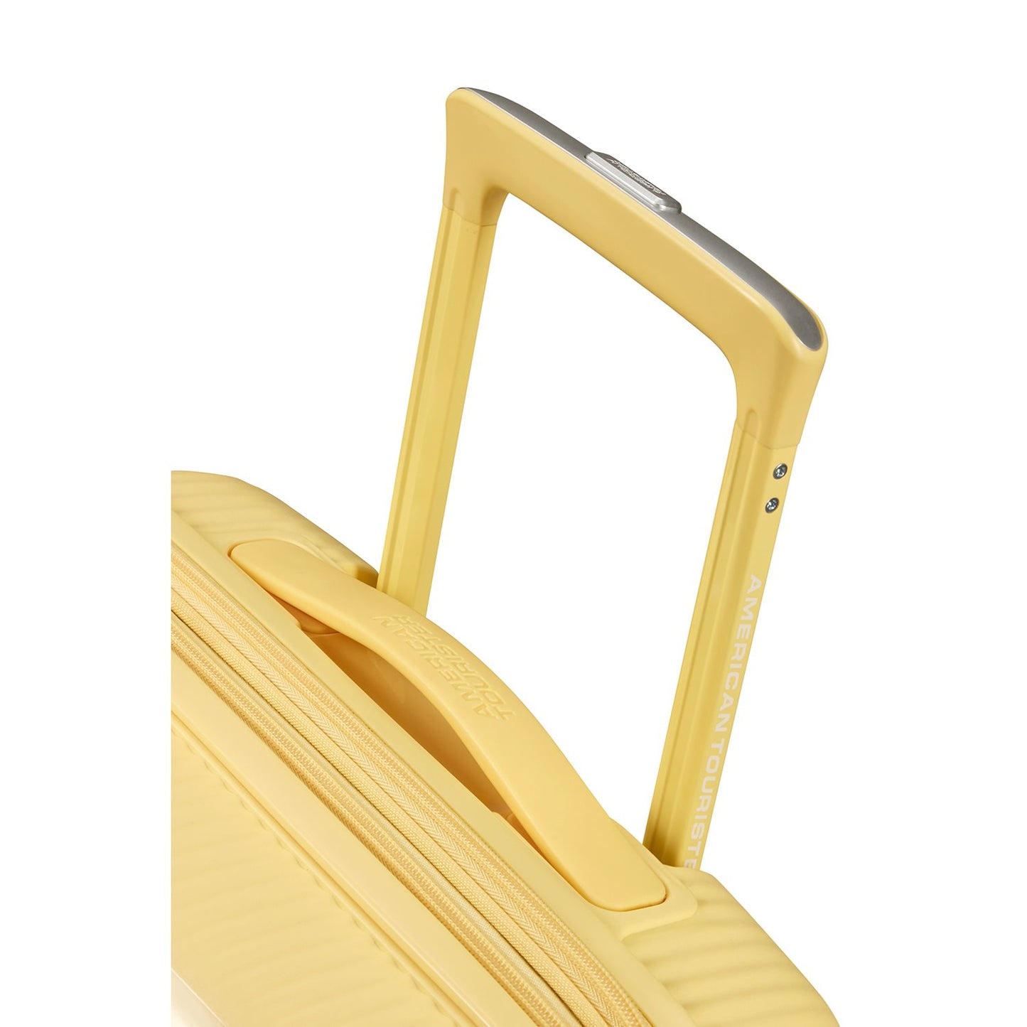 American Tourister Soundbox Spinner 77/28 TSA Expandable pastel yellow