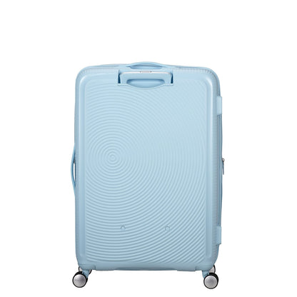 American Tourister Soundbox Spinner 77/28 TSA Expandable pastel blue