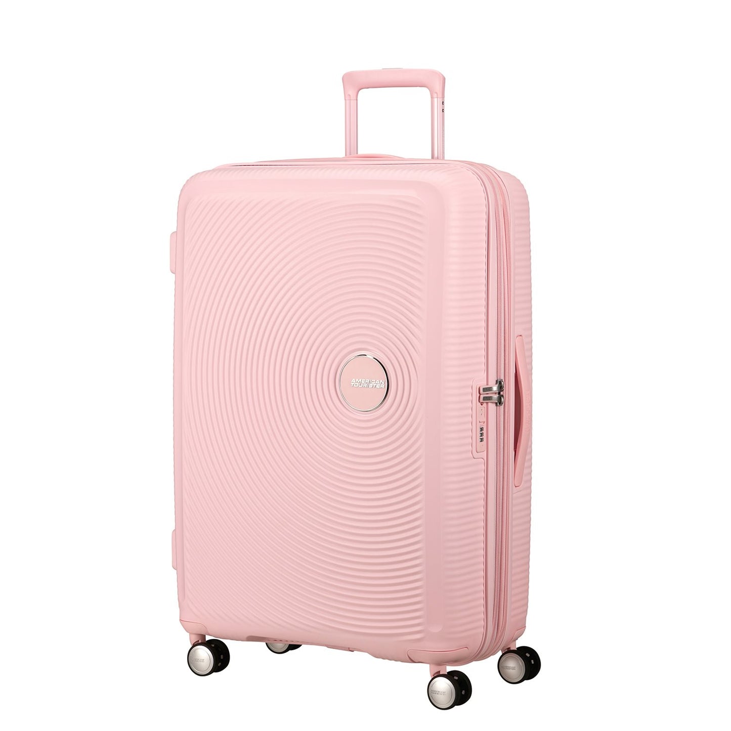 American Tourister Soundbox Spinner 77/28 TSA Expandable pastel pink