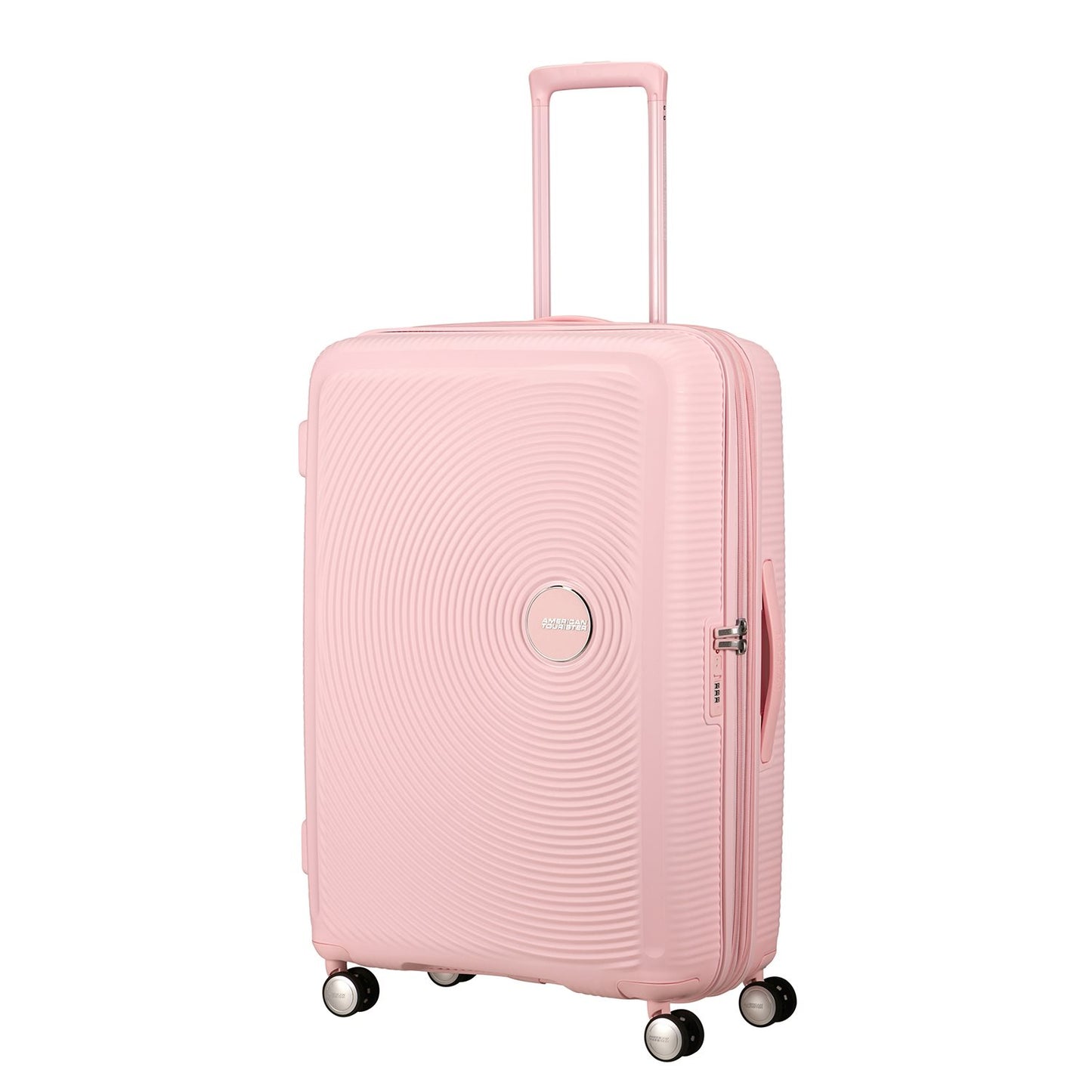 American Tourister Soundbox Spinner 77/28 TSA Expandable pastel pink