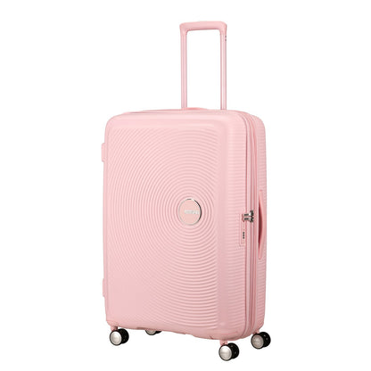 American Tourister Soundbox Spinner 77/28 TSA Expandable pastel pink