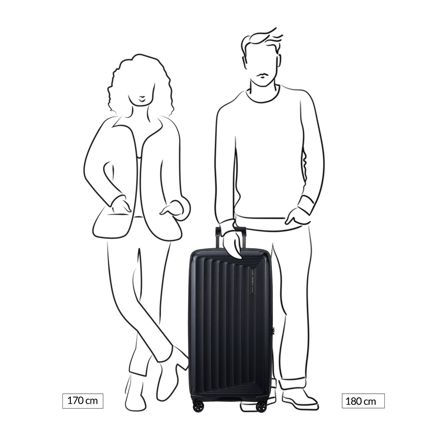 Samsonite Nuon Trunk 80/30 matt graphite