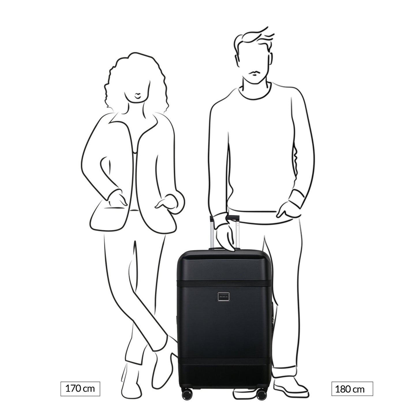 Samsonite Image Spinner 75/28 Expandable ivory