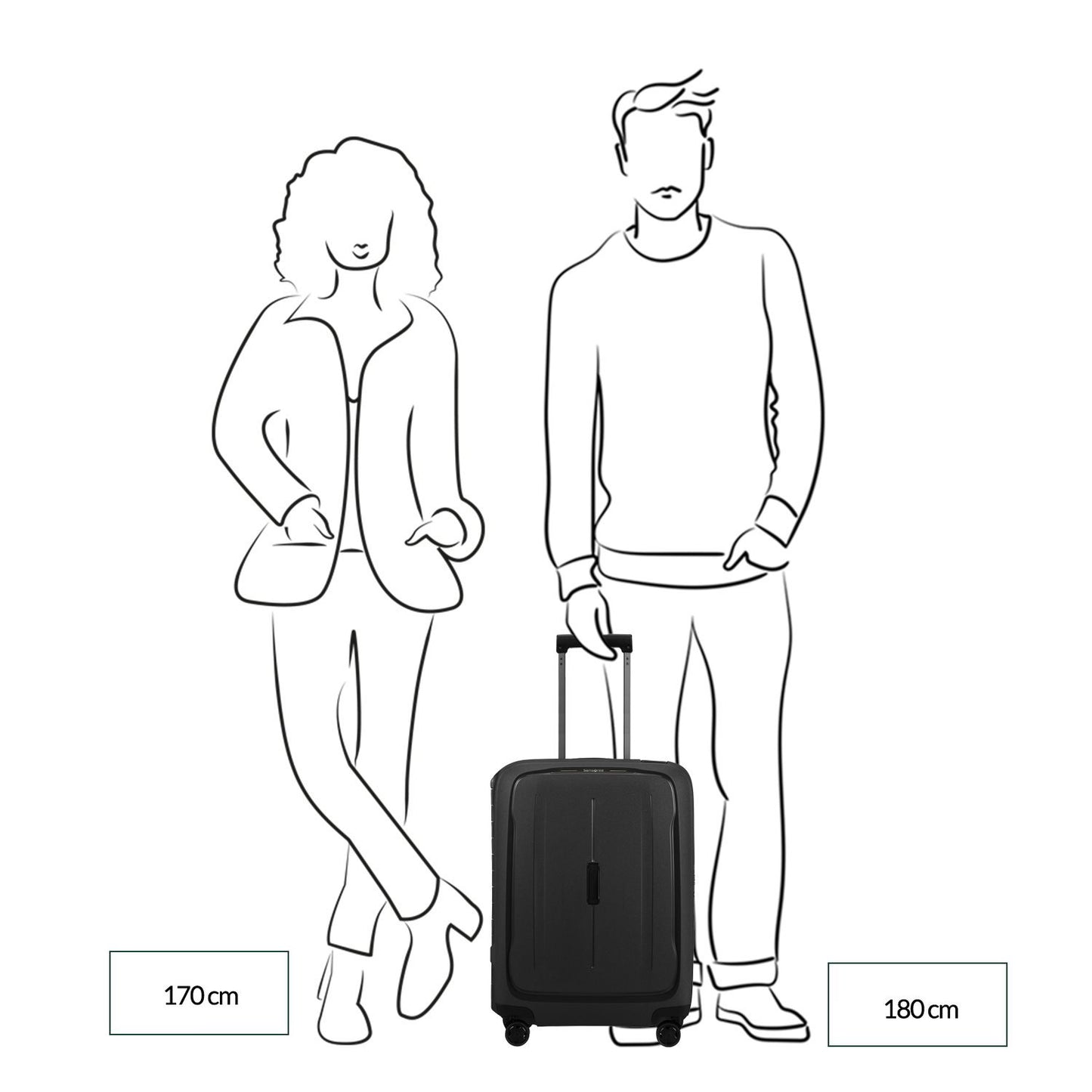 Samsonite Essens Spinner 55/20 lime