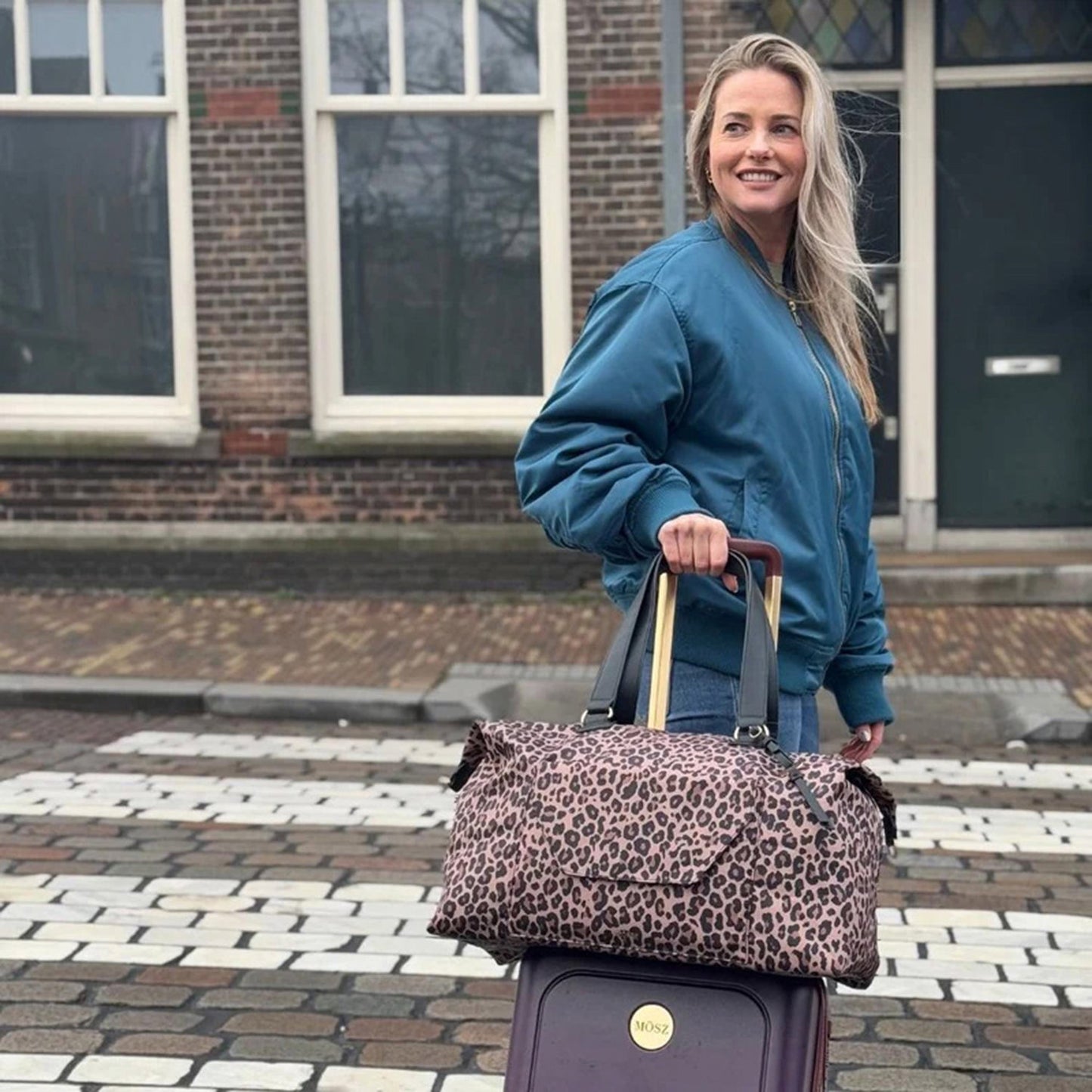 MOSZ Sandy Travelbag leopard