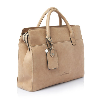 Castelijn & Beerens Carisma Laptopbag 15.6" beige