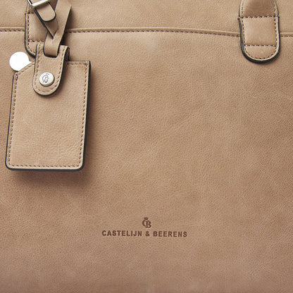 Castelijn & Beerens Carisma Laptopbag 15.6" beige