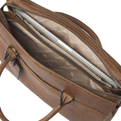 Castelijn & Beerens Carisma Laptopbag 15.6" cognac
