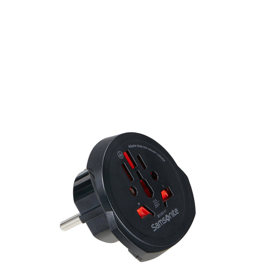 Samsonite Global Travel Accessories World To Europe Adaptor black