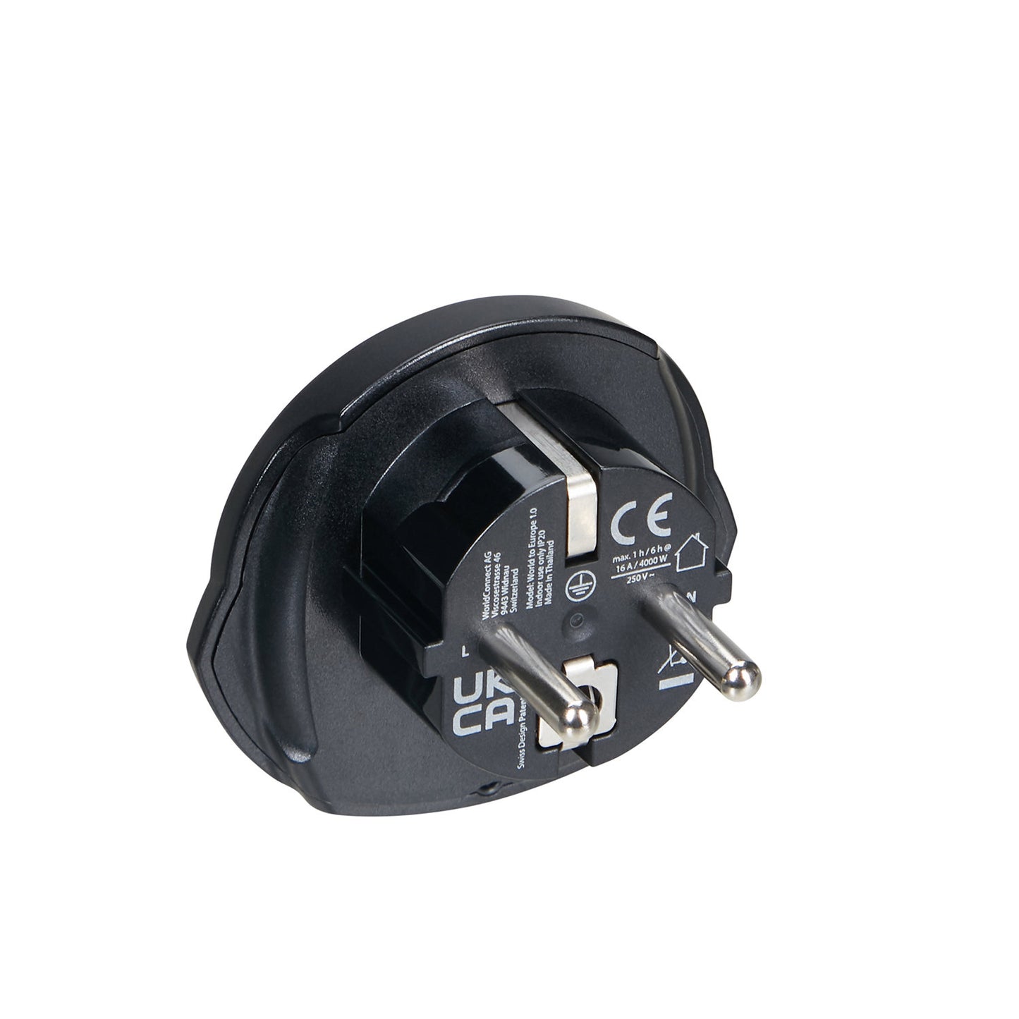 Samsonite Global Travel Accessories World To Europe Adaptor black