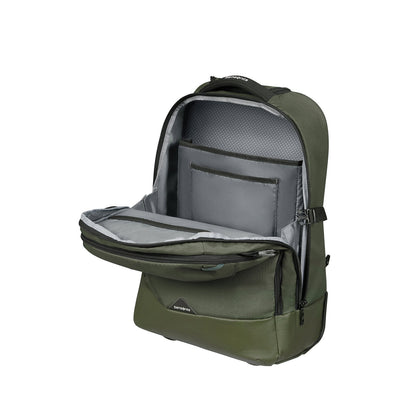 Samsonite Roadseeker Laptop Wheeled Backpack 17.3" dark olive