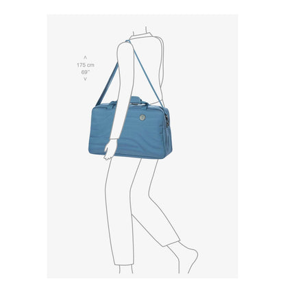 Bric's Itaca Weekender grey blue